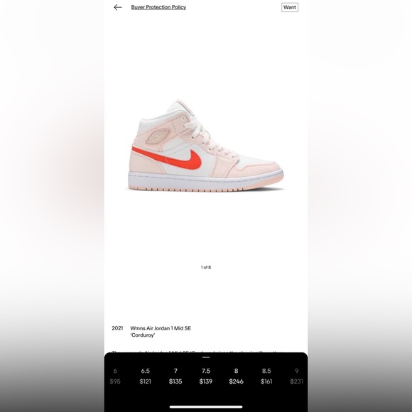 New in box women’s Jordan mid - Picture 7 of 7